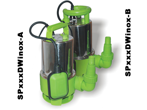 SPxxxDWinox-A，SPxxxDWinox-B->>OPP系列产品>>潜水泵系列