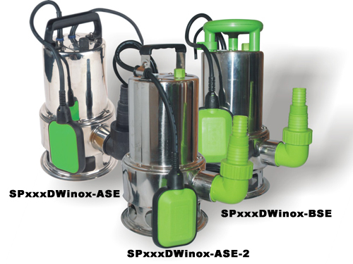 SPxxxDWinox-ASE，SPxxxDWinox-ASE-2，SPxxxDWinox-BSE->>OPP系列产品>>潜水泵系列