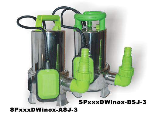 SPxxxDWinox-ASJ-3，SPxxxDWinox-BSJ-3->>OPP Series>>Submersible Pump Series