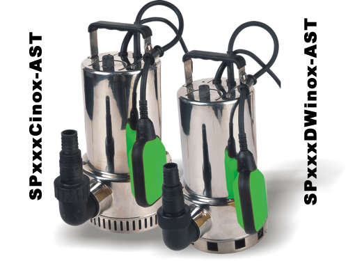 SPxxxCinox-AST，SPxxxDWinox-AST->>OPP Series>>Submersible Pump Series