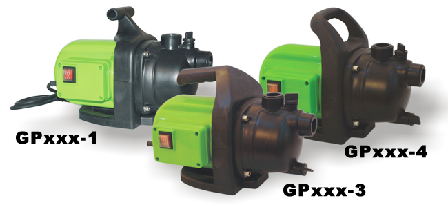 GPxxx-1/3/4->>OPP Series>>Garden Pump Series